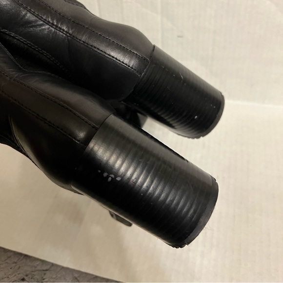 Sam Edelman Rollins Boots / Black Chelsea Boots - Picture 5 of 16